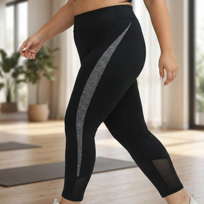 Plus Size Sportleggings Mit Hoher Taille - Ruby