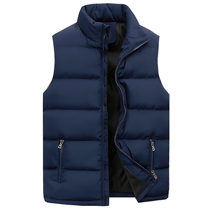 Quilted Sleeveless Gilet For Men - Jeremy
