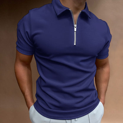 Modernes Slim Fit Polo mit Reißverschluss (1 Kaufen, 1 Gratis) - VestoZip Herren-Polo