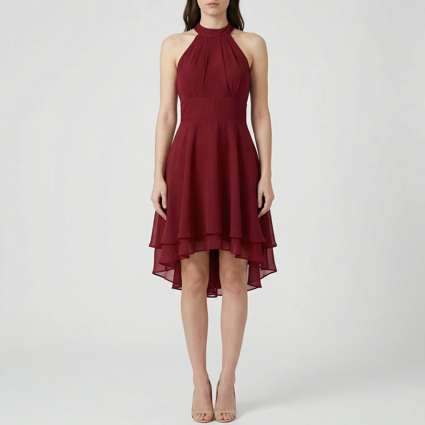 Romantisches Abendkleid Mit Volants - Jessie
