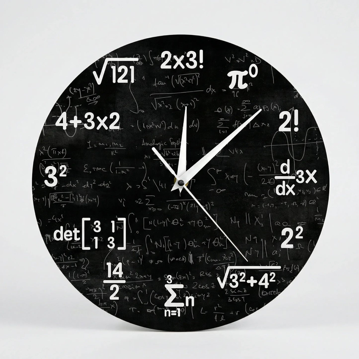 Runde Motiv-Wanduhr - NumeriClock