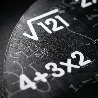 Runde Motiv-Wanduhr - NumeriClock