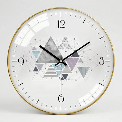 Runde Wanduhr Im Minimalistischen Stil - NordelleClocka