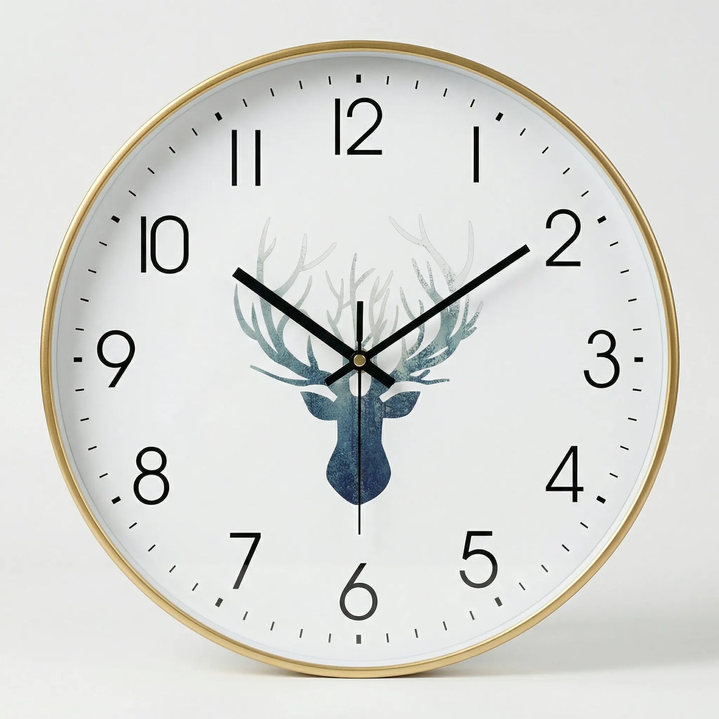 Runde Wanduhr Im Minimalistischen Stil - NordelleClocka