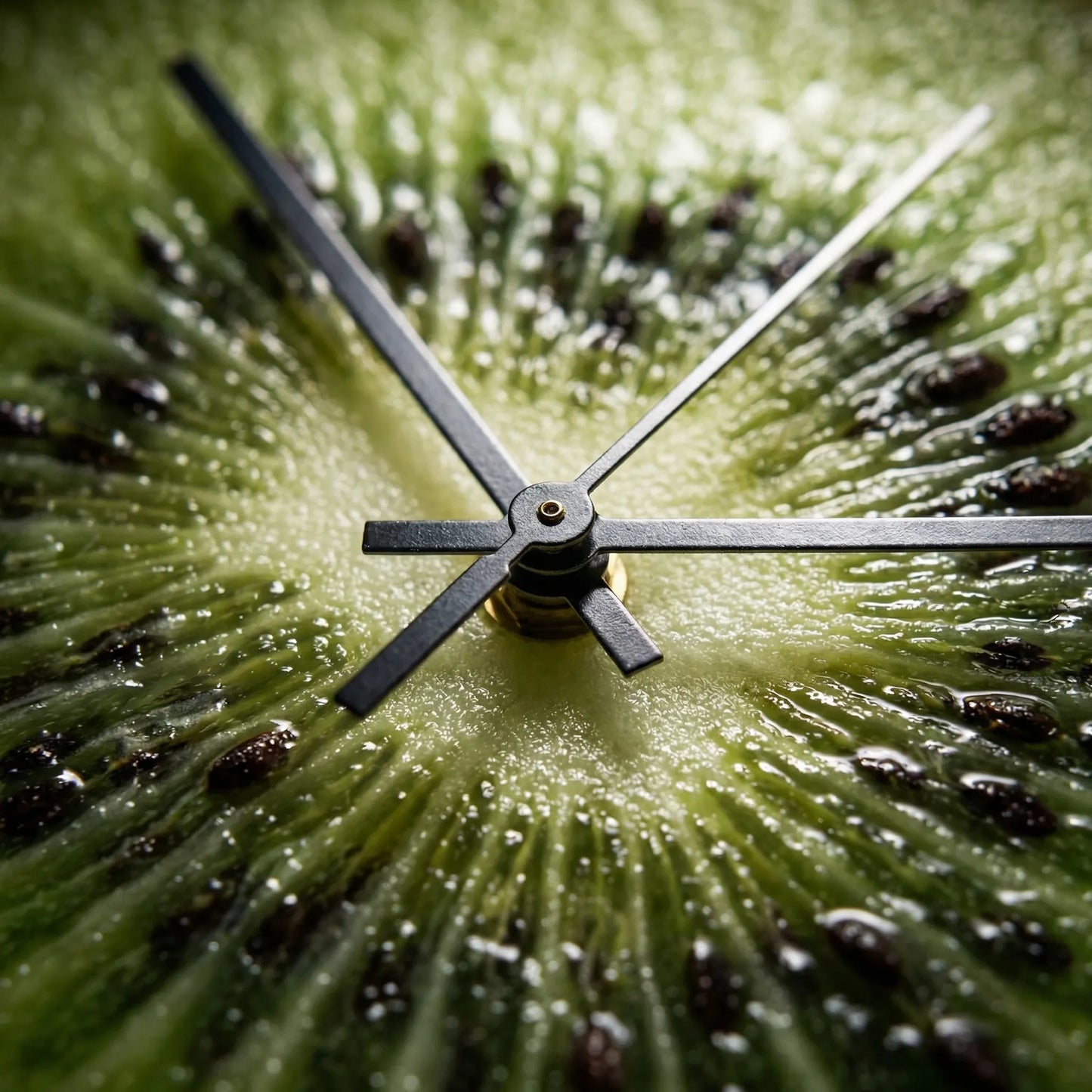 Runde Wanduhr Mit Fruchtmotiv - KiwiLume