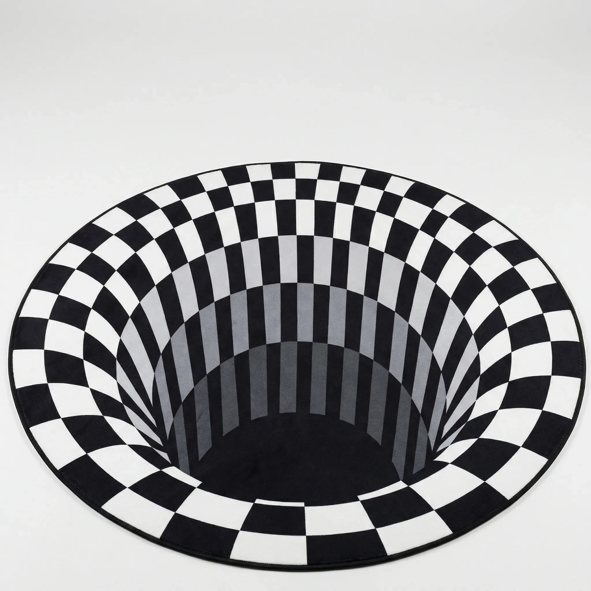 Runder 3D-Illusionsteppich - Vortique