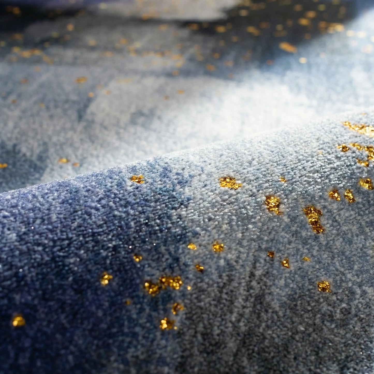 Runder Abstrakter Boho-Teppich - Auralune