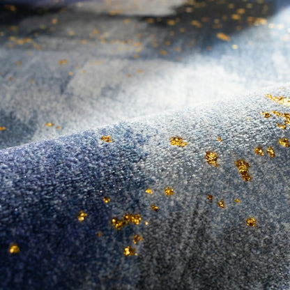 Runder Abstrakter Boho-Teppich - Auralune