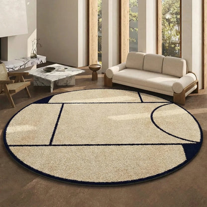 Runder Kurzflor-Teppich - Ciravelle
