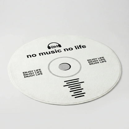 Runder Schallplatten-Teppich - Groovette