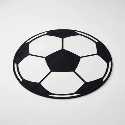 Runder Teppich Mit Sportmotiv - Kickora