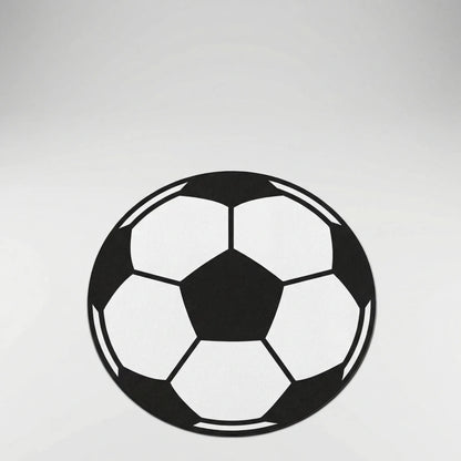 Runder Teppich Mit Sportmotiv - Kickora