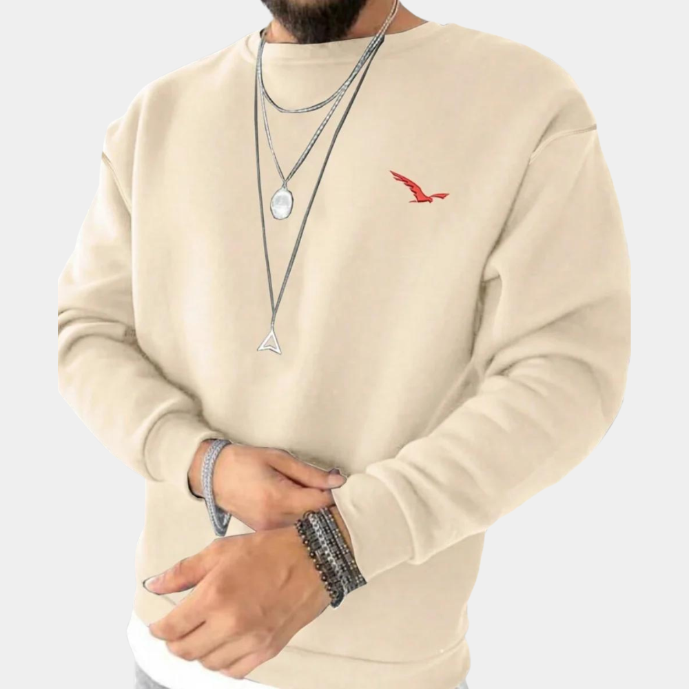 Rundhals Herrenpullover Modern - Tiago