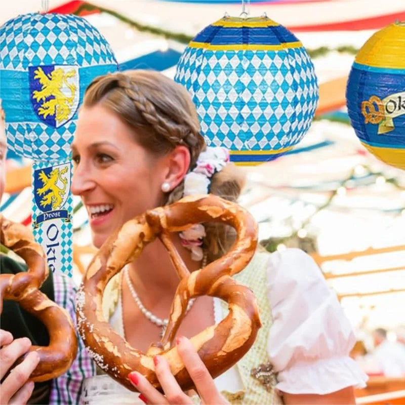 Papier-Lampionen Set im Oktoberfest-Design (3-teilig) – LichtFreude Oktoberfest 2026
