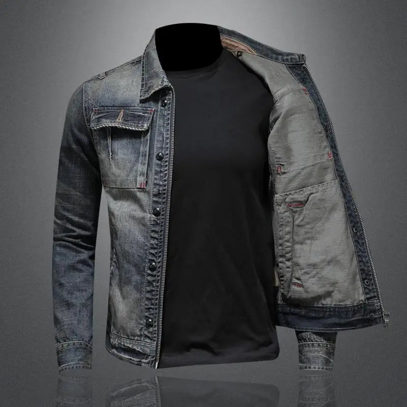 Retro-Jeansjacke im Vintage-Stil – Herbstzauber Jasper
