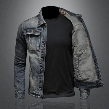 Retro-Jeansjacke im Vintage-Stil – Herbstzauber Jasper