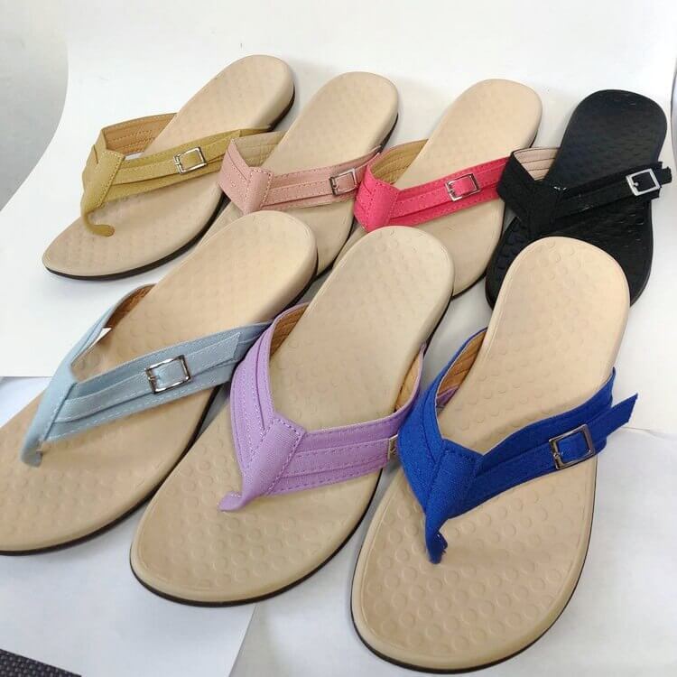Bequeme orthopädische Zehensandalen für Damen - OrthoSommer