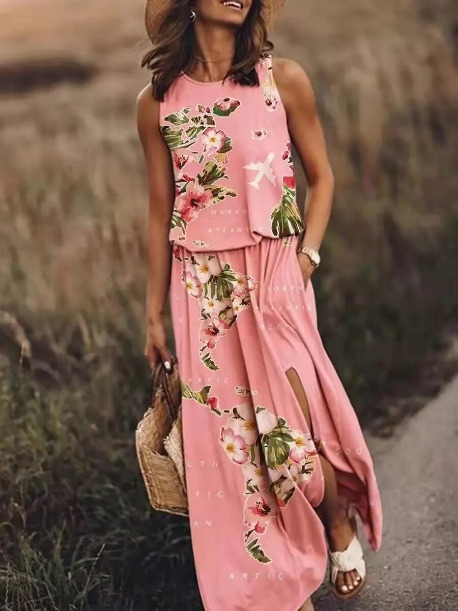 Sommerliches Maxikleid mit einzigartigem Schnitt – Amara