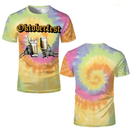 T-Shirt mit Skelett-Motiv – ProstGeist Oktoberfest 2026