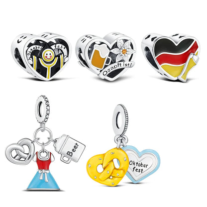 Silberne Armbandanhänger – HerzGlanz Oktoberfest 2026