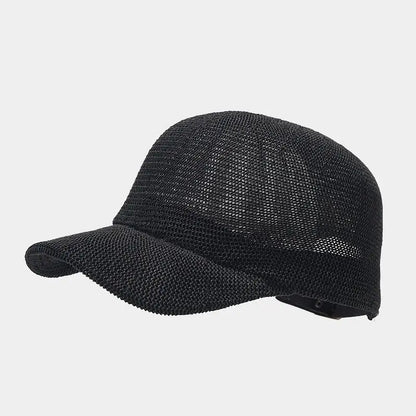 Trendiger geflochtener Sonnenhut mit breiter Krempe - SunWeave Style