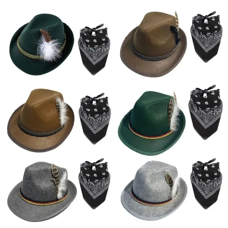 Trachten Accessoire-Set mit Hut & Schal – TrachtenHeld Oktoberfest 2026