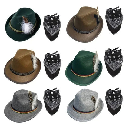 Trachten Accessoire-Set mit Hut & Schal – TrachtenHeld Oktoberfest 2026