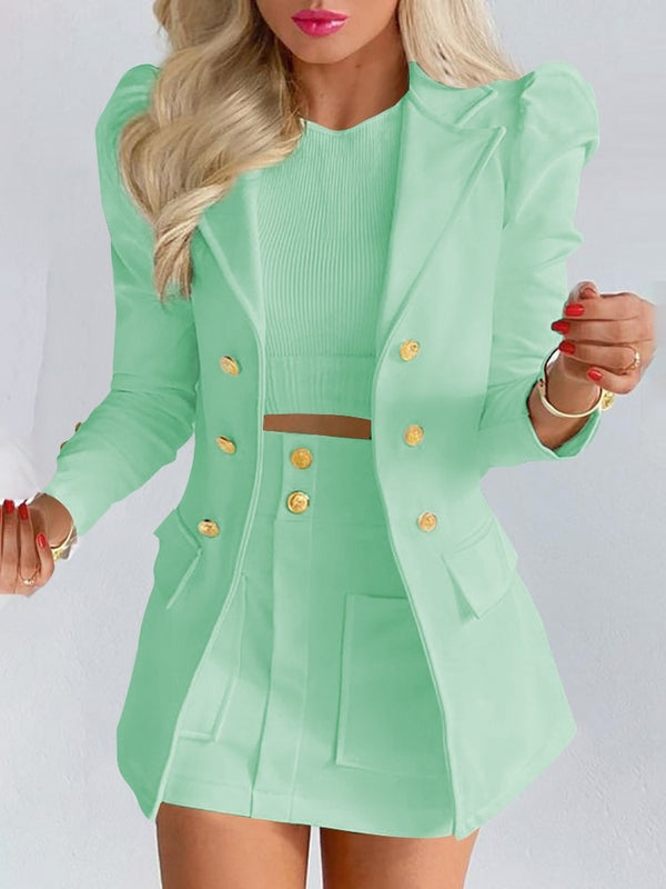 Blazer-Rock-Set Damen – Herbstlich Stilvoll & Kombinierbar – Thalia