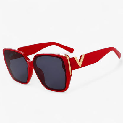 V-förmige Verspiegelte Sonnenbrille – Kryos