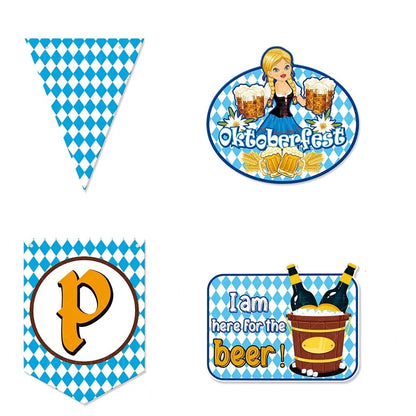 Papier-Wimpelgirlande im Oktoberfest-Design – WimpelFreude Oktoberfest 2026