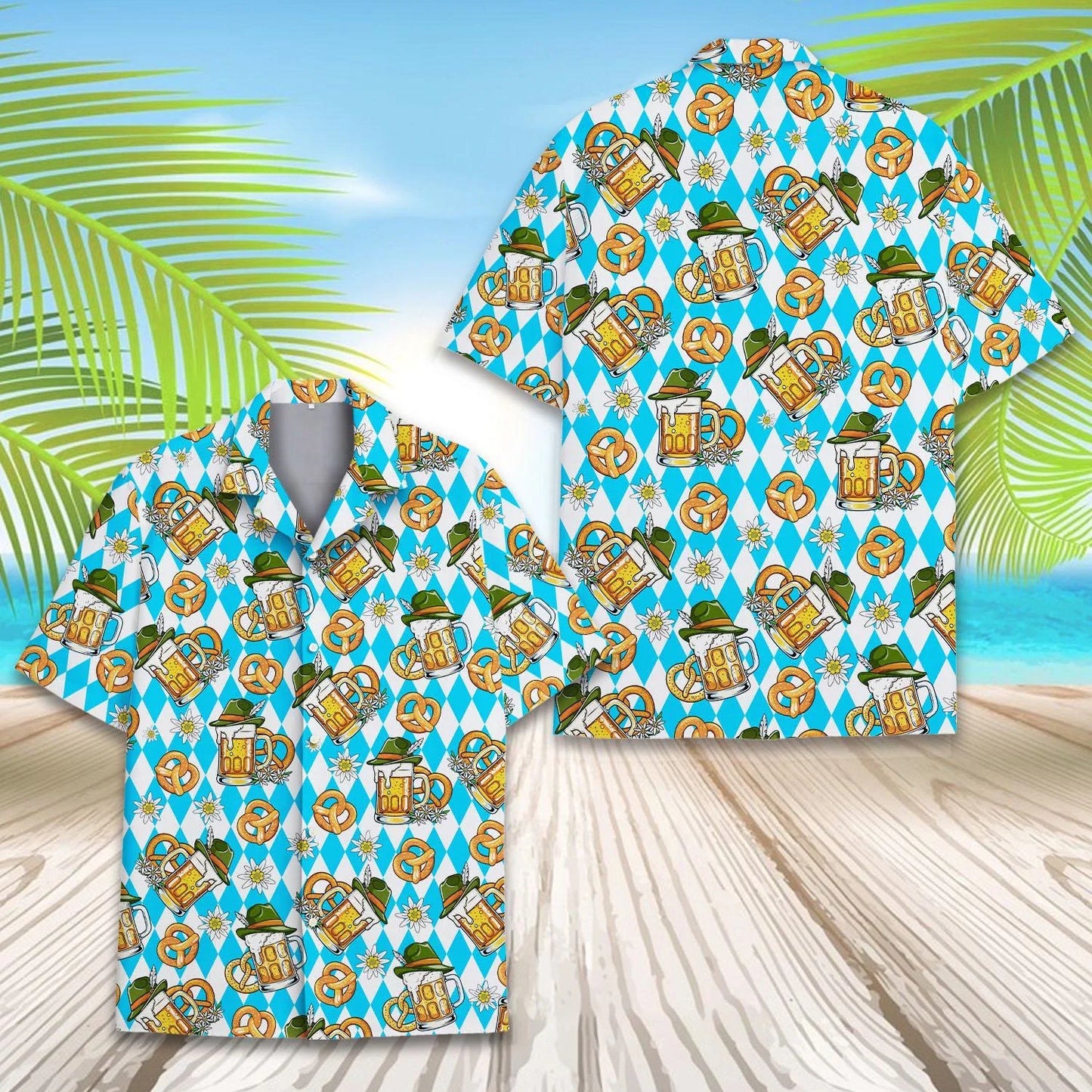 Herren Hemd mit Oktoberfest Print – BayernHemd Oktoberfest 2026