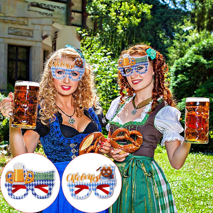 Partybrillen Set im Oktoberfest-Design (12-teilig) - 1+1 Gratis – SpaßBrillen Oktoberfest 2026