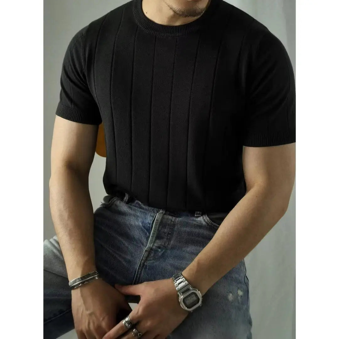 Slim Fit Herren-Poloshirt mit Reißverschluss – Fabrizio