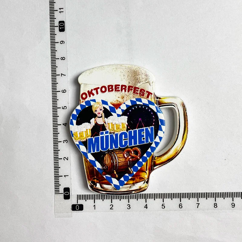 Kühlschrankmagnet „München 3D“ – BayernMagnet (1+1 Gratis) Oktoberfest 2026
