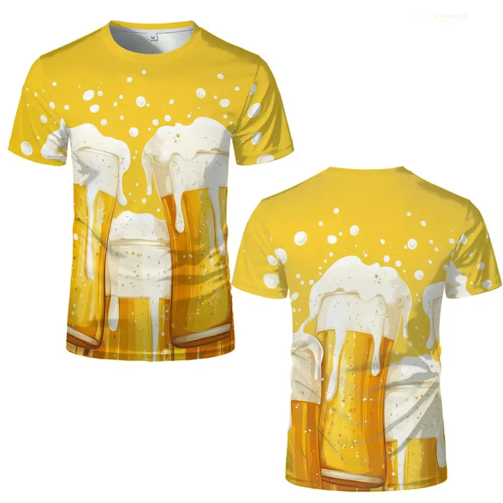 T-Shirt im Bier-Design – SchaumShirt Oktoberfest 2026