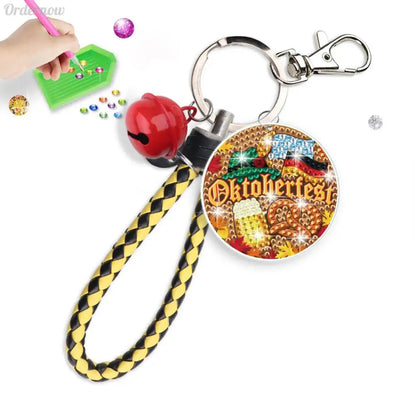 DIY Diamond Painting Schlüsselanhänger – GlitzerHerz Oktoberfest 2026