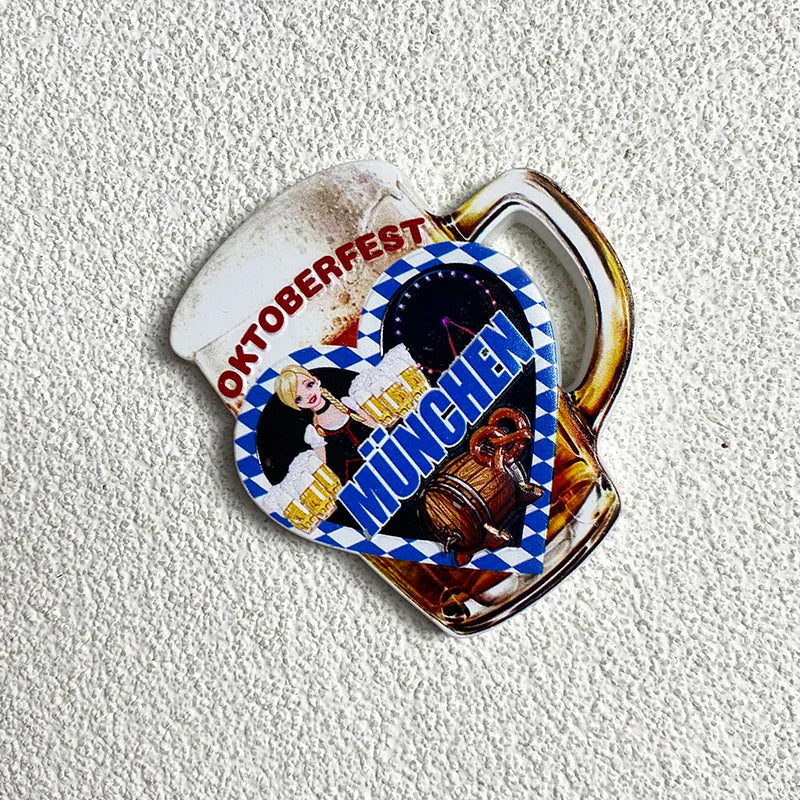 Kühlschrankmagnet „München 3D“ – BayernMagnet (1+1 Gratis) Oktoberfest 2026