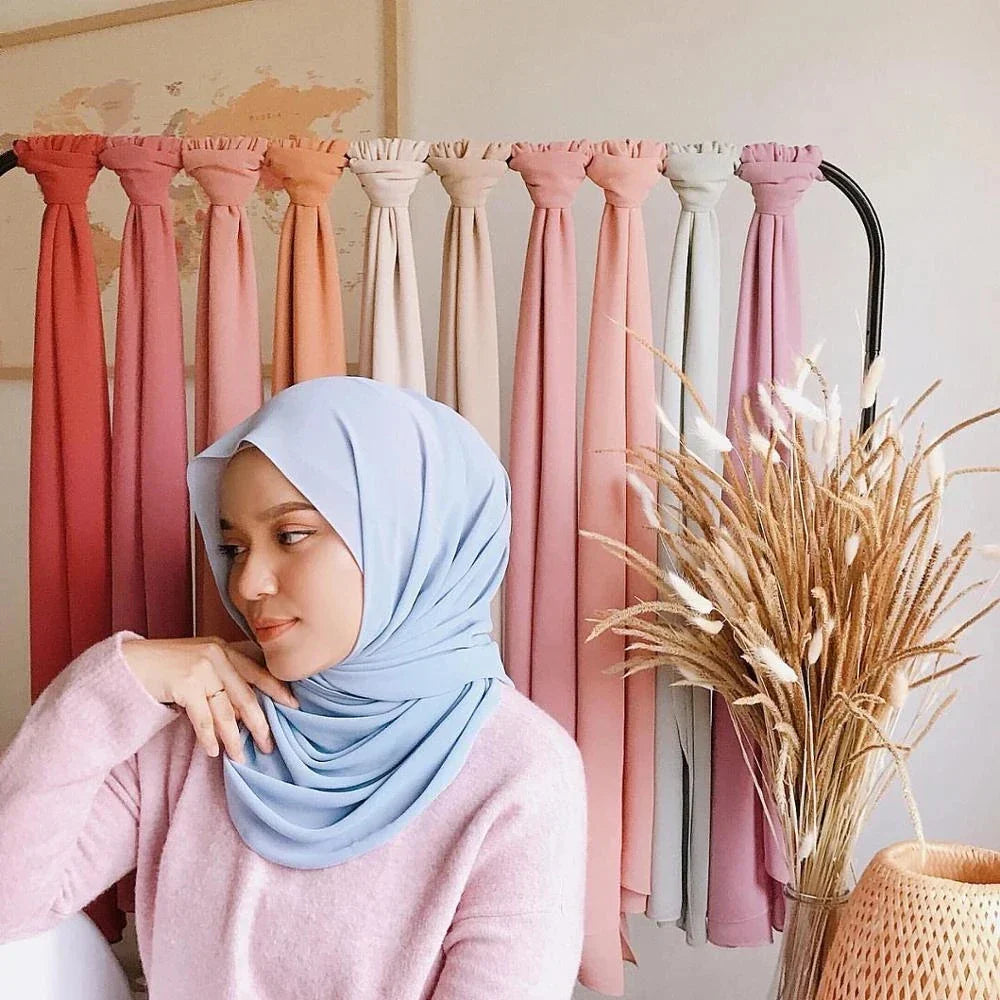 Chiffon Hijab Schal – Herbstzauber Leilani