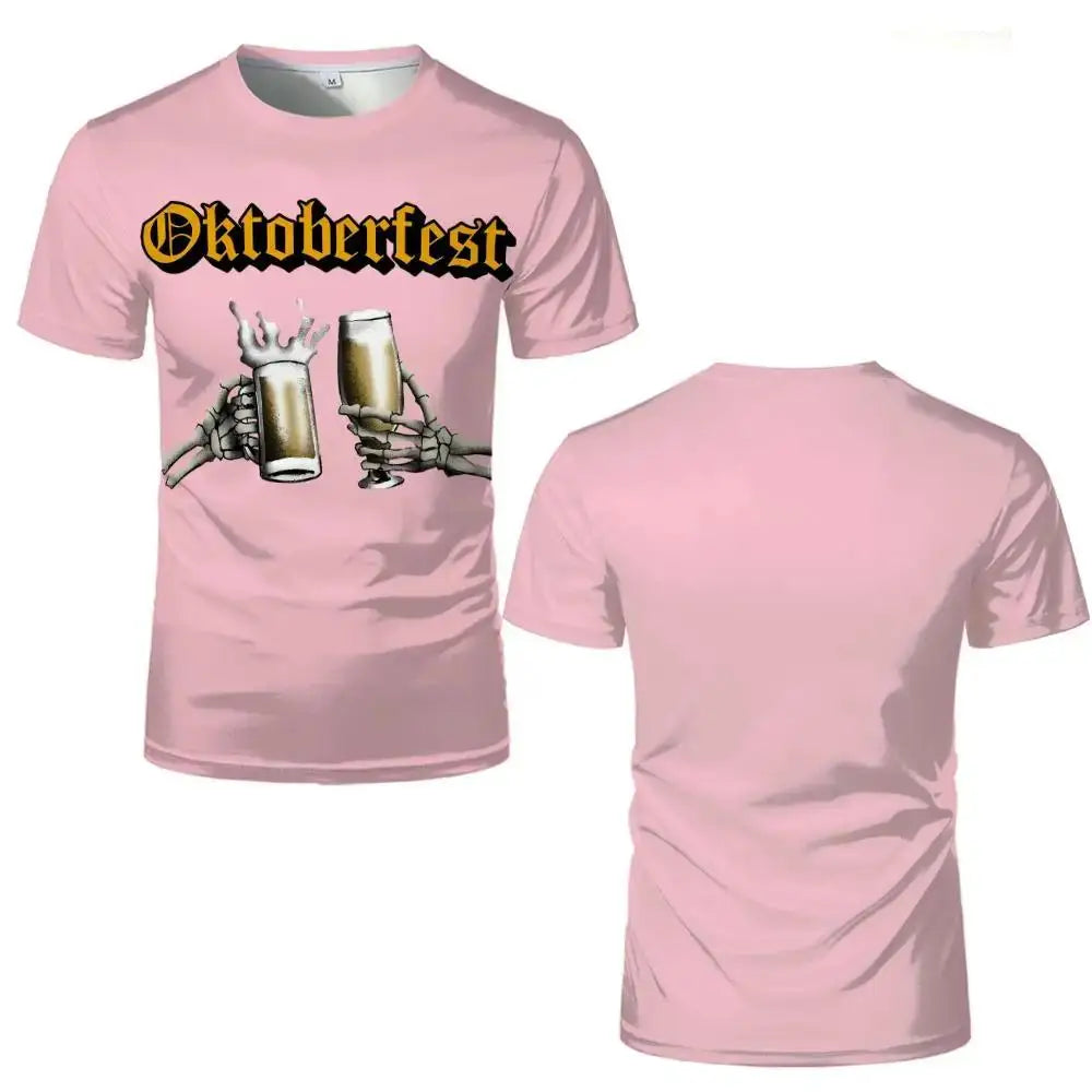 T-Shirt mit Skelett-Motiv – ProstGeist Oktoberfest 2026