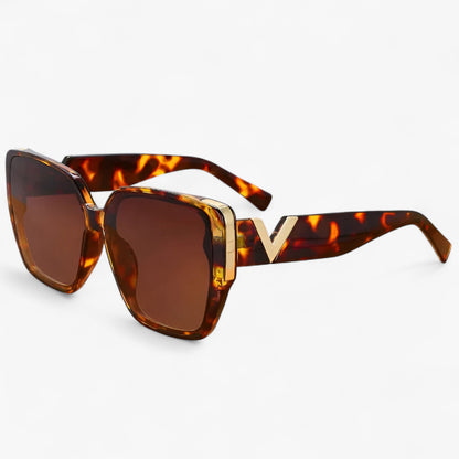 V-förmige Verspiegelte Sonnenbrille – Kryos