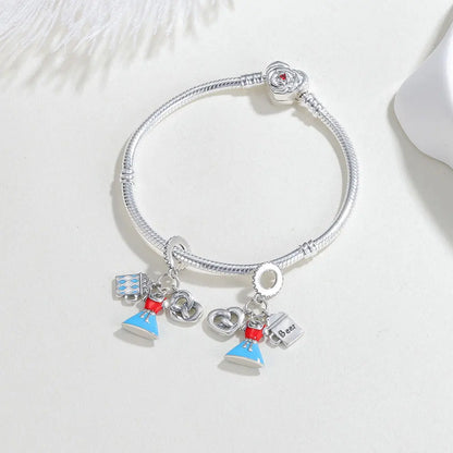 Silberne Armbandanhänger – HerzGlanz Oktoberfest 2026