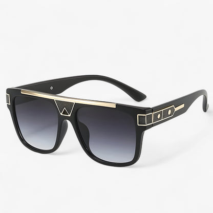 Vintage Piloten-Sonnenbrille mit Spiegelgläsern – Aerion