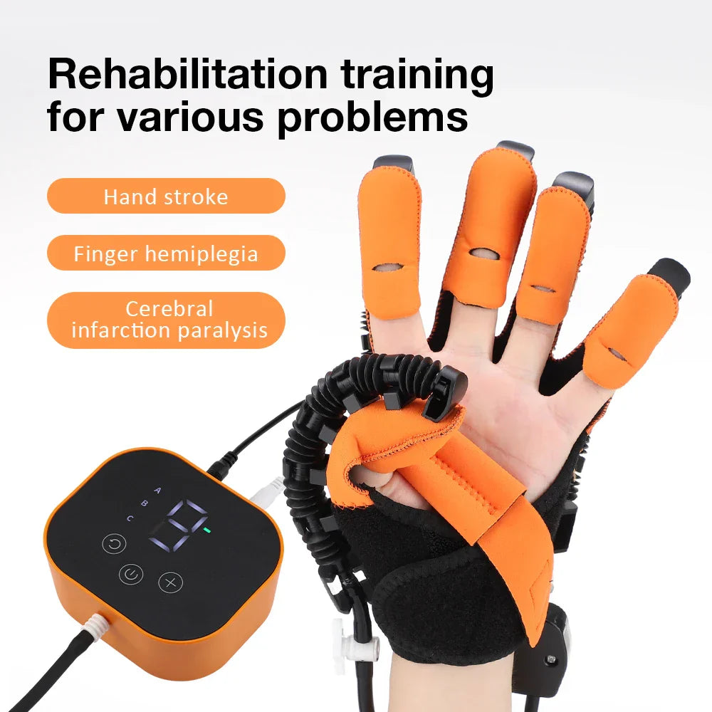 3-in-1 Elektrische Rehabilitationshandschuh für die Schlaganfallrehabilitation und Handtherapie – Soren