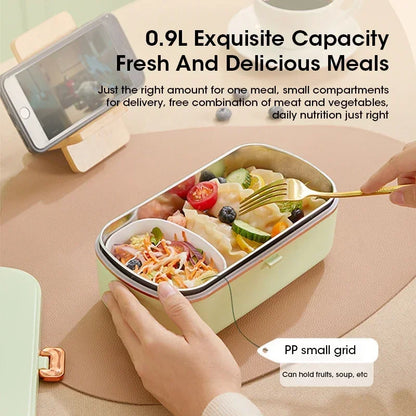 900 ml tragbare elektrische Lunchbox Lebensmittelwärmer mit Dampf-Funktion – HeatMate