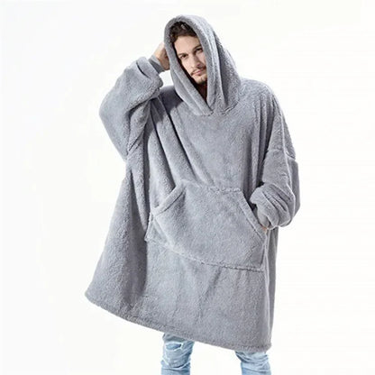 Übergroße Flanell-Dekentrui für Damen & Herren – FleeceHaven