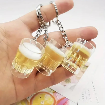 Bierglas Schlüsselanhänger Set – ProstGlück Oktoberfest 2026 (4er-Set)
