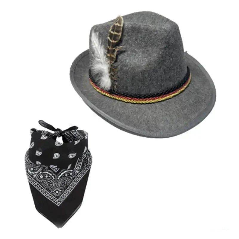 Trachten Accessoire-Set mit Hut & Schal – TrachtenHeld Oktoberfest 2026