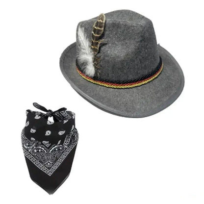 Trachten Accessoire-Set mit Hut & Schal – TrachtenHeld Oktoberfest 2026