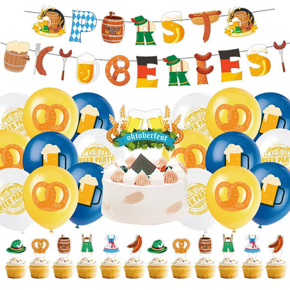 Party-Deko Set im Oktoberfest-Design – WiesnFreude Oktoberfest 2026