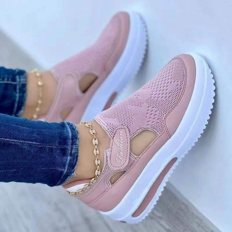 Damen Atmungsaktive Mesh-Sneaker – Liana Herbstedition